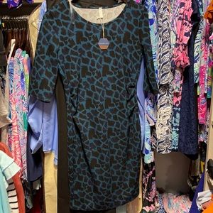 Pinkblush leopard style maternity dress M